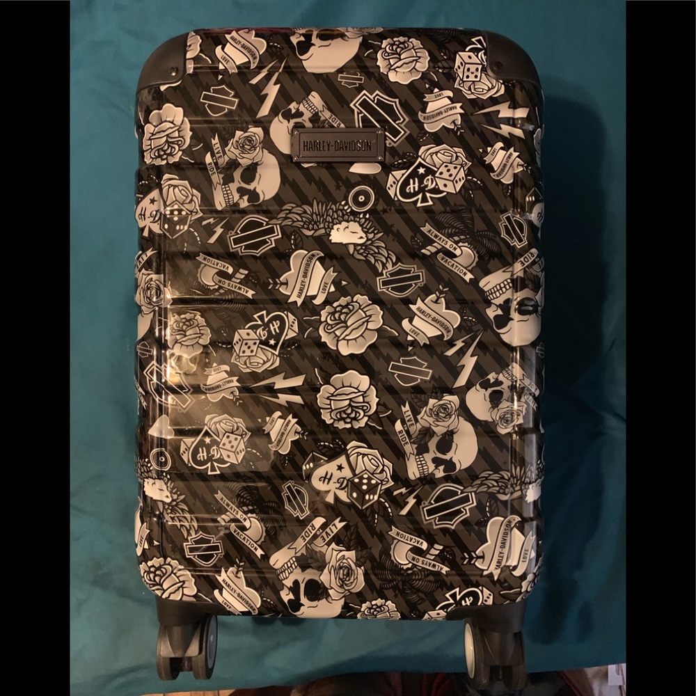 NWT Harley Davidson hard shell travel carryon.